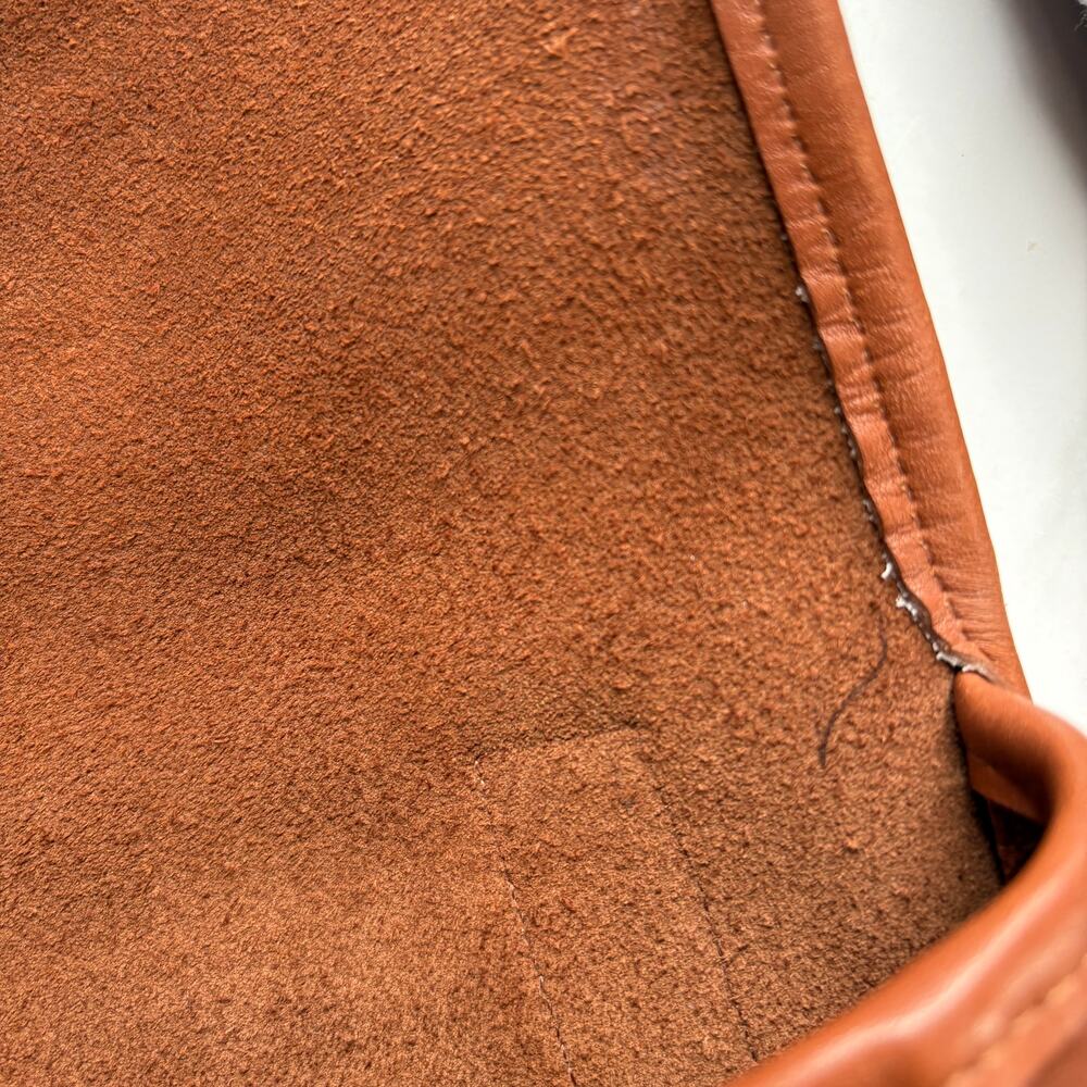 Vintage Coach Large Sidepack 9979 in British Tan Made in the United States - Picture 15 of 15